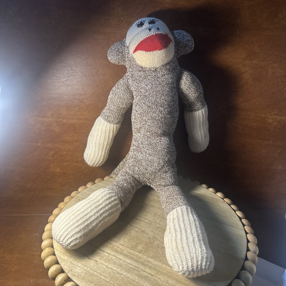 Vintage Sock Monkey 20" Handmade